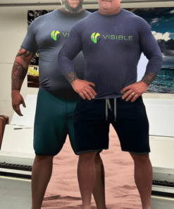 cardboard cutout standee two people