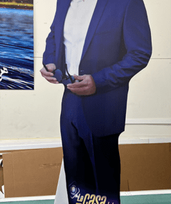 cardboard cutout standee people